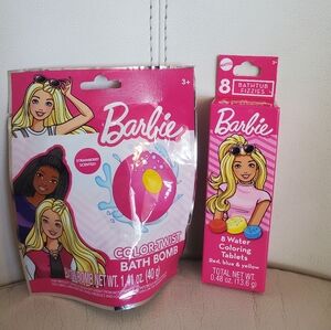 Barbie Color Twist Bath Bomb & Water Coloring Tablets